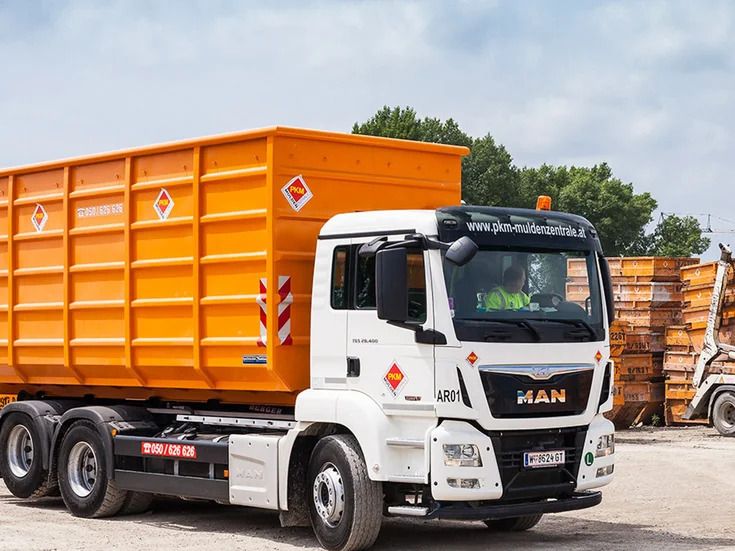 Umwelttechnik projektabwicklung betriebsgelaende lkw