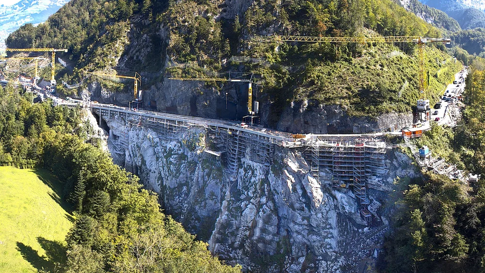 Tiefbau infrastruktur felstechnik muotathalerstrasse gibelhorn