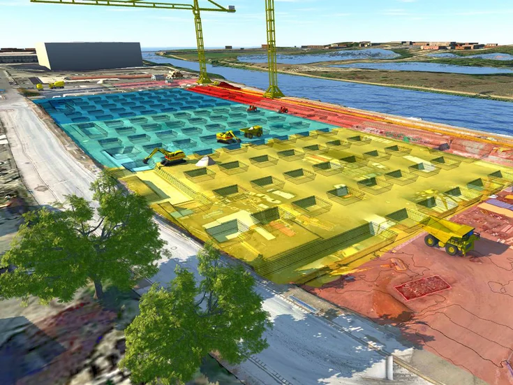 Tiefbau infrastruktur projektabwicklung georeferenzierung